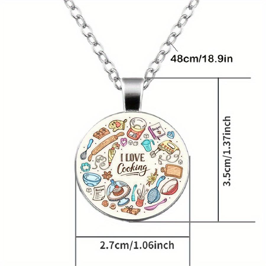 Картина маслом «Я люблю готовить» Маминый повар ЭТА МАМА ЛУЧШАЯ В МИРЕ Яйцеварка Кухонный инструмент Время Брелок с драгоценными камнями Брелок для шеф-повара Кухонный работник