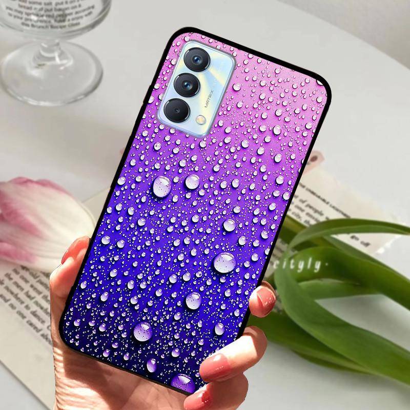 Для чехла Realme GT Master Case Edition Животные Мультфильмы Мягкий Силикон Funda для Телефона Realme GT Master Explorer Чехол Черный Coque