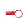 Dashboard Console Air Condition Knob Red Trim 2pc For Toyota Corolla -2025