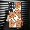 Забавный Капибара Мультяшный Милый Покрытие Чехол для Телефона Для Samsung Galaxy S24 S25 FE S26 Edge S23 Ultra S22 S21 Plus S20 Противоударный Airab