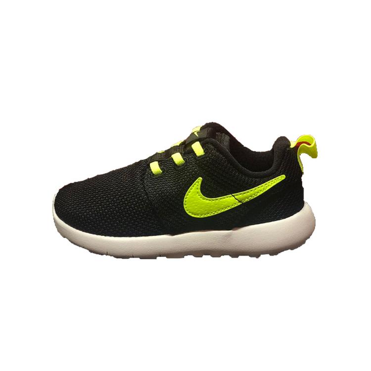 Nike Кроссовки Nike Roshe One Low Черно-зеленые для младенцев и малышей 749430-032