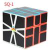 Carbon Fiber Cube Magic Cube Speed 2x2 3x3 4x4 5x5 Pyramid 223 233 Sq1 Skew Puzzle Rice Dumling Cubo Magico Toys For Children