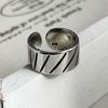 Xiaomi BF CLUB 925 Sterling Silver Ring For Women Jewelry Retro Black Stone Open Vintage Handmade Ring Allergy For Party Birthday Gift