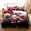 Комплект постельного белья Helltaker Single Twin Full Queen King Size Bed Set Aldult Kid Bedroom Duvetcover Sets Anime Parure de lit Bed