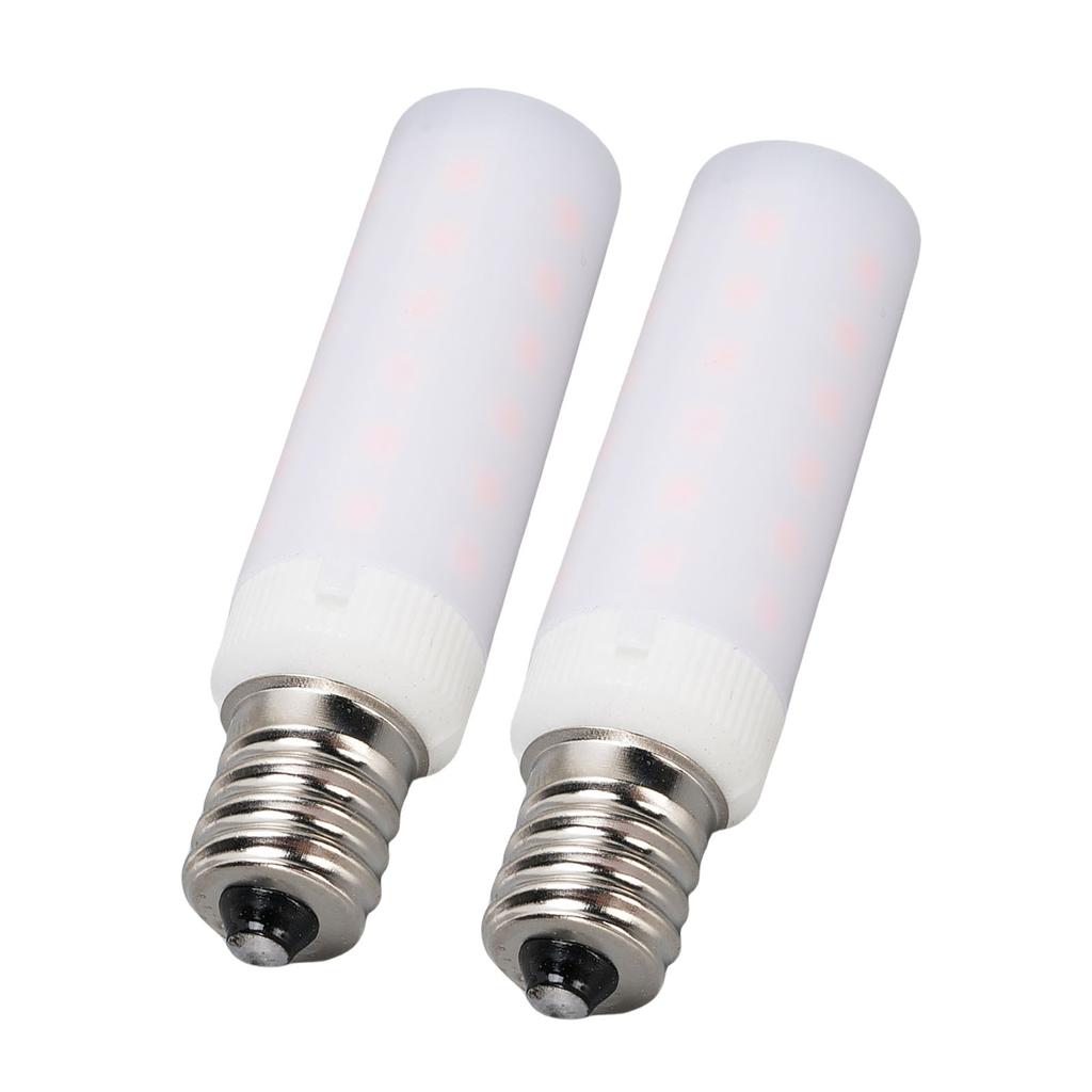 2pcs E12 LED Flame Effect Light Bulb 220LM Flickering Light Bulbs for Home Party Patio Indoor Outdoor Decorations