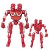 8Pcs Anime Real Steel Adam Raider LED Robot Action Figure Model Kids Toy Gift
