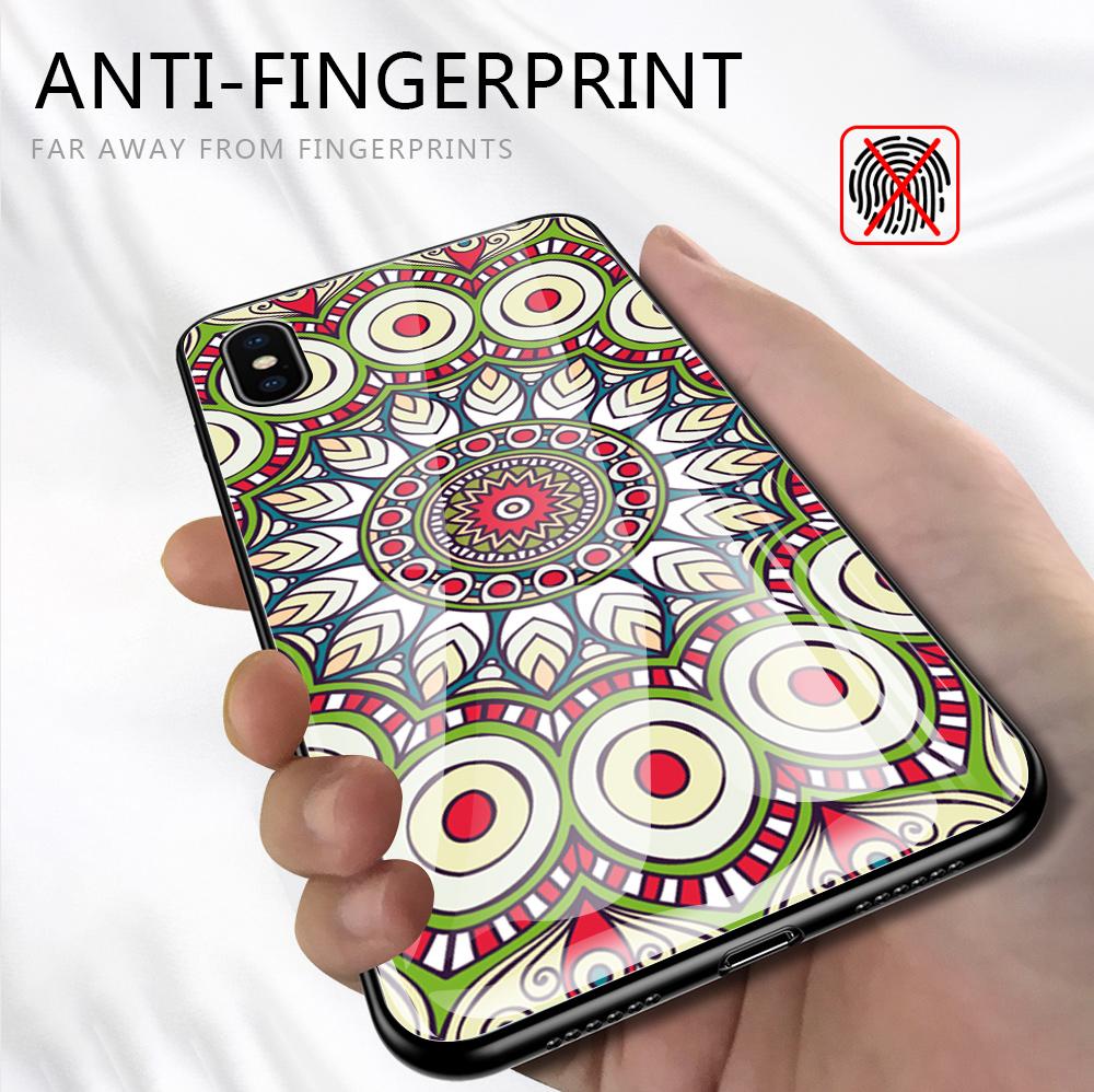 Чехол для телефона из закаленного стекла для iPhone 11 12 13 14 15 16 17 Redmi 10 12 14C Note10 Note14 Xiaomi 11Lite PocoC75 Мягкий край Ударопрочный Гладкий чехол