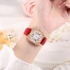 2020 Women's Square Barrel Fashion Watch with Leather Strap - Korean Style, Casual for Students