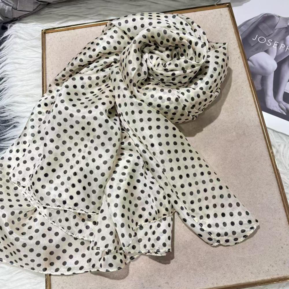 [BYSIFA] Шелковый шарф большого размера расширенный шелковый женский шелковый шарф шаль женский шарф новый зимний оранжевый кофейный женский длинный шарф