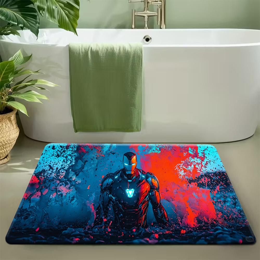 Marvel  Printed Doormat - Spider-Man and Venom Starry Sky Pattern. Suitable for Living Room, Bedroom, Game Room Carpet, Door M