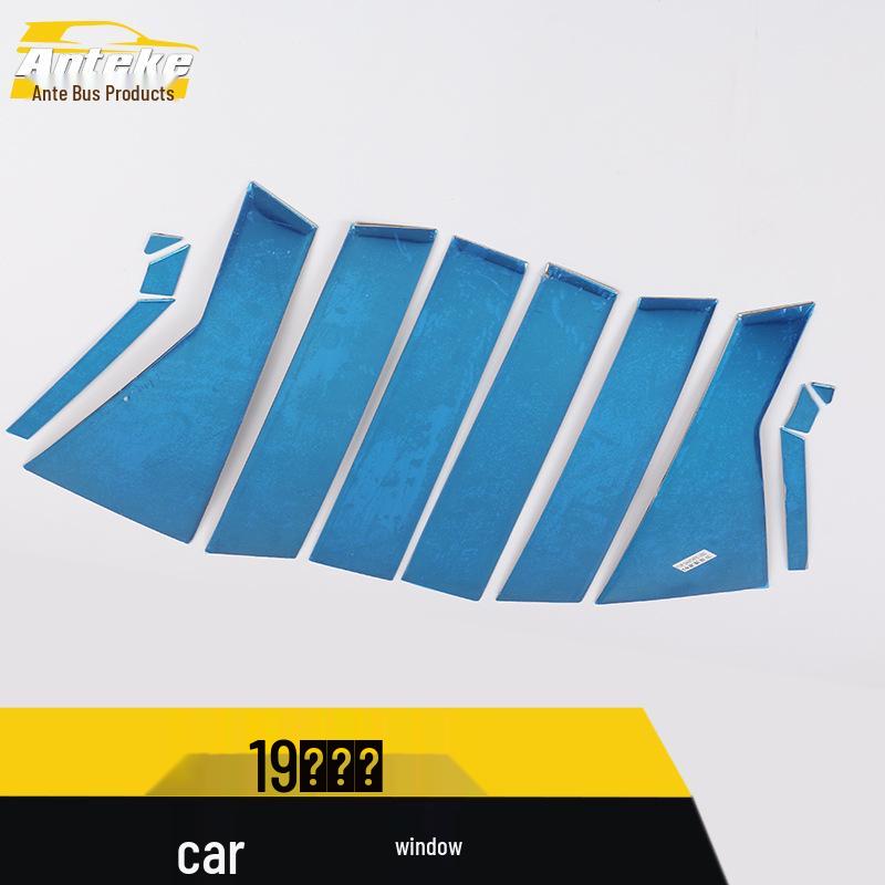 19 Santa Fe Body Glass Anti-Scratch Stainless Steel Window Trim Strip