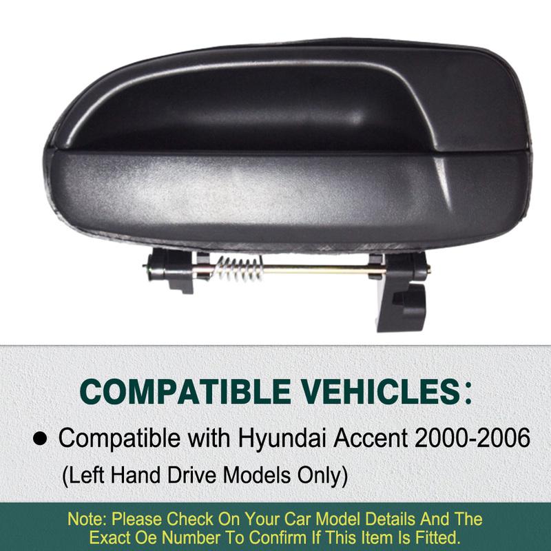 Наружная ручка задней двери автомобиля для Hyundai Accent 2000 2001 2002 2003 2004 2005 2006 83650-25000 83660-25000