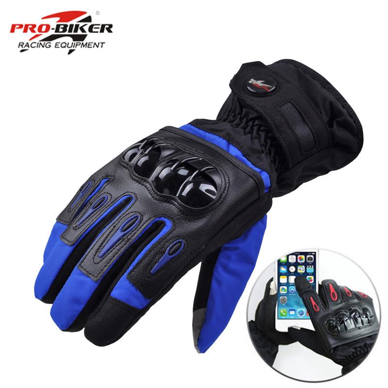 Motorcycle Gloves Winter Warm Waterproof Windproof Protective Gloves 100% Waterproof Guantes Moto Luvas MTV08