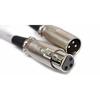 CLASSIC PRO MIX010 White XLR (Male) to XLR (Female) Microphone Cable, 1m, for Canon XLR