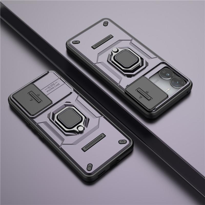 Для Vivo iQOO Z9x 5G Чехол для iQOO Z9X Чехол для линзы, раздвижное стекло, защитная броня, противоударный держатель, магнитный бампер для iQOO Z9x