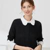 Business Formal White Laple False Collar for Women Vintage Detachable Lapel Blouse Tops Fake Collars Women Kraagje Nep