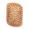 Scalp Massage Hair Brush with Bamboo/Steel Needles Portable Men Women Rectangle Wooden Hair Detangling Styling Comb Hairdressing Tool