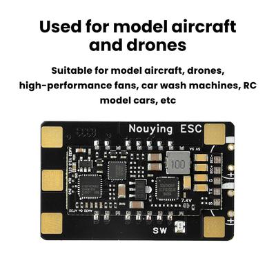 3-8S AM32 ESC Контроллер Бесколлекторного Двигателя 120A для FPV Дрона RC Самолета Модели Самолета Лодки Автомобиля Гусеничного Транспортного Средства DIY Модели