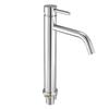Single Handle Sink Faucet, Chrome-Plated Silver Faucet Kitchen Sink, 1 or 3 Hole Kitchen Water Faucets with Push-Button Drain