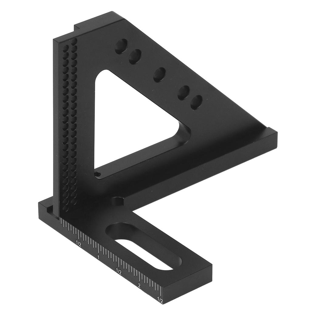 3D Многоугольная измерительная линейка 45 90 градусов Разметка положения отверстий Деревообрабатывающий угольник Плотник