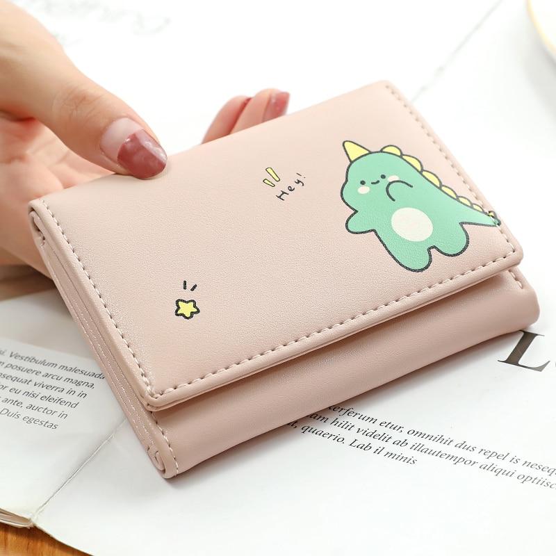Women Wallets 4 Color Money Bags Short Cute Small Purse Women's Student Card Holder Girl ID Bag  Card Holder Coin Purse
