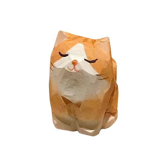 Шикарная коллекционная статуя кота тонкой работы, резьба по дереву