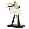 Романтическая пара танцует скульптура украшение смола элегантная пара балерина статуэтка статуэтка