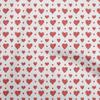 oneOone Cotton Flex Black Fabric Valentine Heart Diy Clothing Quilting Fabric Print Fabric By Yard 40 Inch