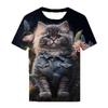 Новая быстросохнущая мужская футболка с коротким рукавом с принтом Eagle 3D Digital