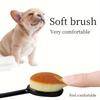 [Нежный очиститель ушей для питомцев] Щетка для нежного очищения ушей питомцев с мягкой щетиной | Удобная овальная ручка, Идеально подходит для собак и кошек, Эффективное мытье лап