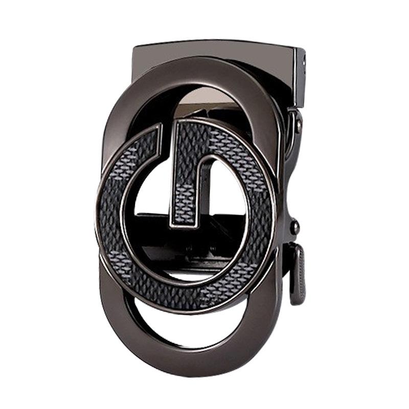 Клетчатый флаг Пряжка для автоматического кожаного ремня из цинкового сплава