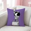 Funny MMafalda Pillow Case Pattern Printed Pillowcase For Living Room Sofa Cushion Cover