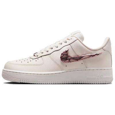 Air Force 1 07 LX Molten Metal Swoosh Pack - розовые женские кроссовки кремового цвета IF1686-161