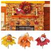 Realistic Pumpkin Maple Leaf Bundle DIY Artificial Pumpkins  Thanksgiving & Halloween Decor