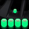 Luminous Car Tire Valve Caps Fluorescent Motorcycle Wheel Tyre For Fit Mugen Insight Type S R VTEC Modulo Vezel RR SiPilot Fit XRV CRV HRV Dio
