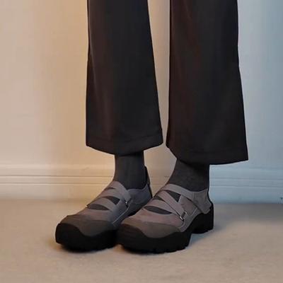 Версия в наличии~ Ретро легкая спортивная повседневная обувь женская с перекрестной шнуровкой, круглым носком, замшевой толстой подошвой, удобные одинарные туфли Мэри Джейн