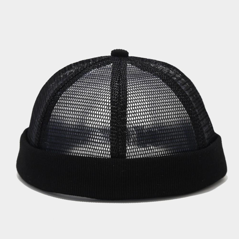 Brimless Mesh Brimless Skullcap Mesh Sailor Cap Classic Breathable Beanie Hat Summer Season