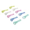 10pcs Knitting Thimble Plastic Portable Glossy Appearance Yarn Finger Holder Yarn Guide Separated