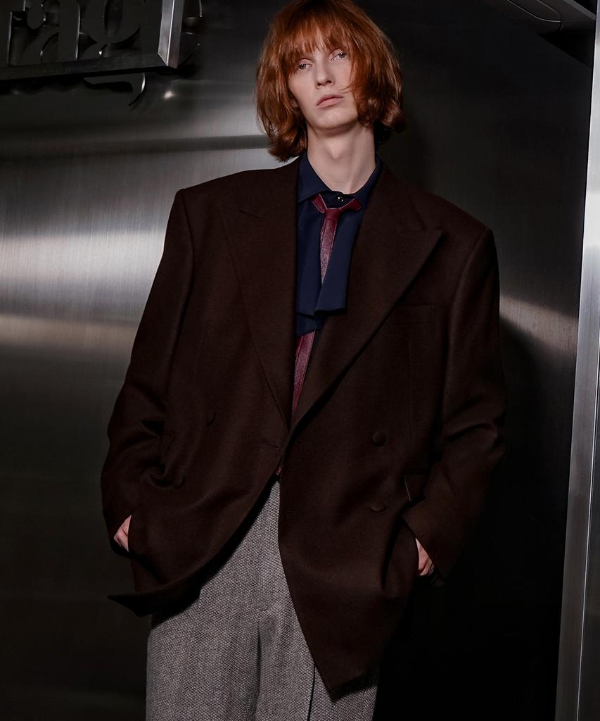 Untage Cashmere Double Jacket [Mocha Mousse (Unisex)]_Uth-Fb67