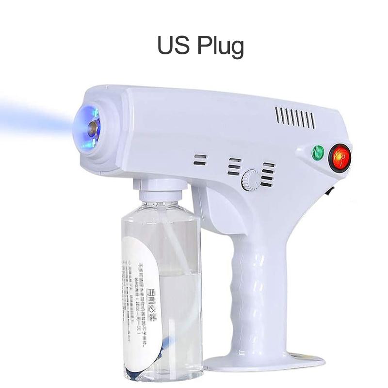 Портативный паровой пистолет Nano Steam Gun Hair Care Hydration Sprayer Hot Dyeing Care Blue Micro Mist Machine Spray Gun Hair Steamer Trigger