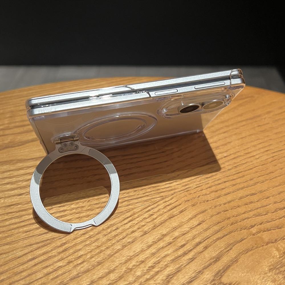 For Samsung Z Fold 8 Wide Case Clear Translucent for Magsafe Case for Samsung Galaxy Z Fold 8 Ultra 4 5 6 7 Stand Holder Cover