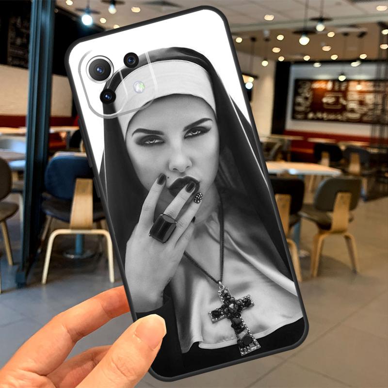 Чехол 'Сестра-монахиня' для Xiaomi 15 14 13 Ultra 11T 12T 13T 14T Pro POCO X7 X3 X5 X6 Pro F5 F6 M6 Pro Чехол