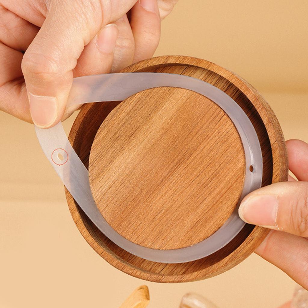 Практичная стеклянная банка для хранения Прочный контейнер с прозрачным дизайном Идеально подходит для домашних пекарей и любителей организации