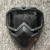 Cycling Face Guard with Detachable Goggles Windproof Sand-proof Breathable Men Women Outdoor Riding Face Shield Protector with Elastic Band