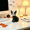 Настольные статуэтки на День всех святых, Орнамент «Мертвый кот/собака», Стойкая к выцветанию фигурка из смолы, Тематические реквизиты для вечеринки, Ручная роспись для праздничного Хэллоуина