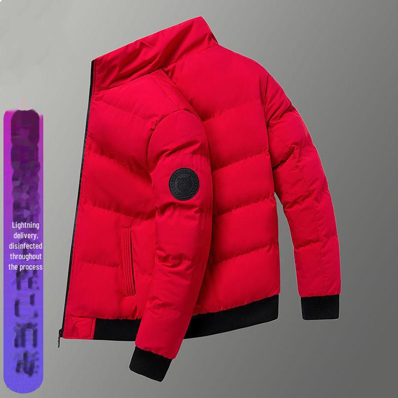 Men's Trendy Cotton Winter Jacket 2024: Thickened, Stylish, Casual, and All-Match Design