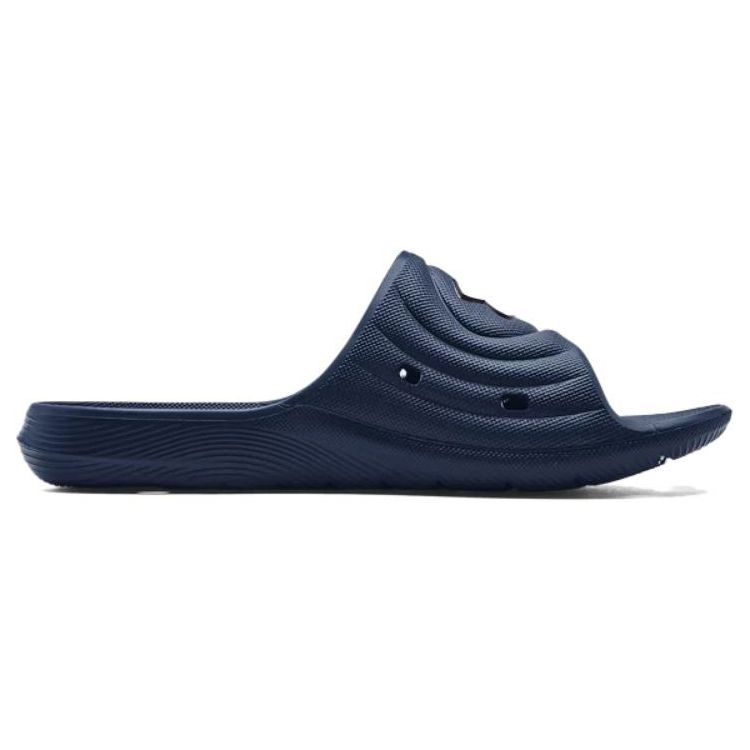 Under Armour Men's Locker IV SL Quick-Dry EVA Slides Navy White 3023758-401