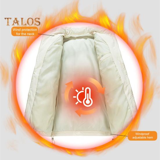 Зимнее хлопковое пальто с воротником-стойкой, длинным рукавом, застежкой-молнией, пуховая куртка с карманами, однотонная, свободный крой, утепленная теплая верхняя одежда