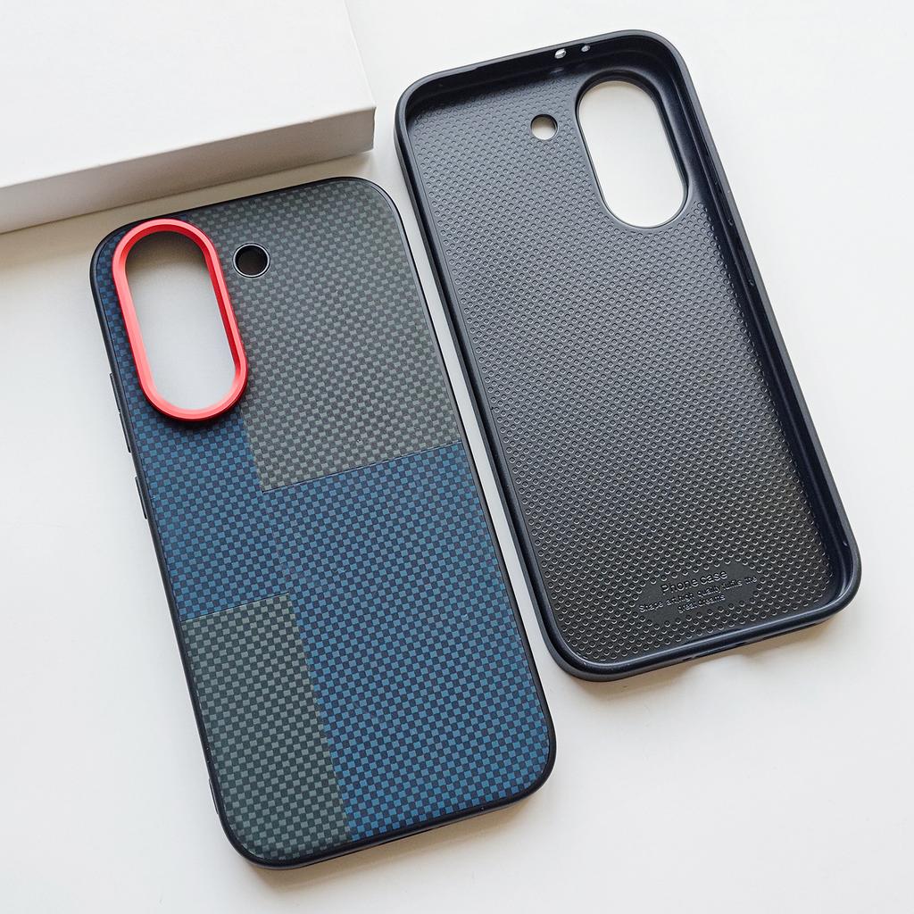 Чехол для POCO X8 Pro Max Redmi Turbo 5 Max с текстурой из арамидного волокна Kevlar, защита от отпечатков пальцев, кожаный противоударный чехол