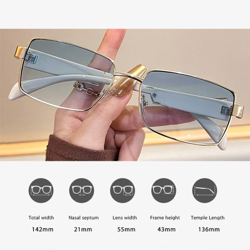 Non-polarized Vintage Small Frame High-end Simple Fashion Sunglasses Women's Men's Street Photography Fashion Sunglasses